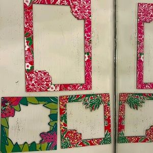 Lilly Pulitzer magnet picture frames